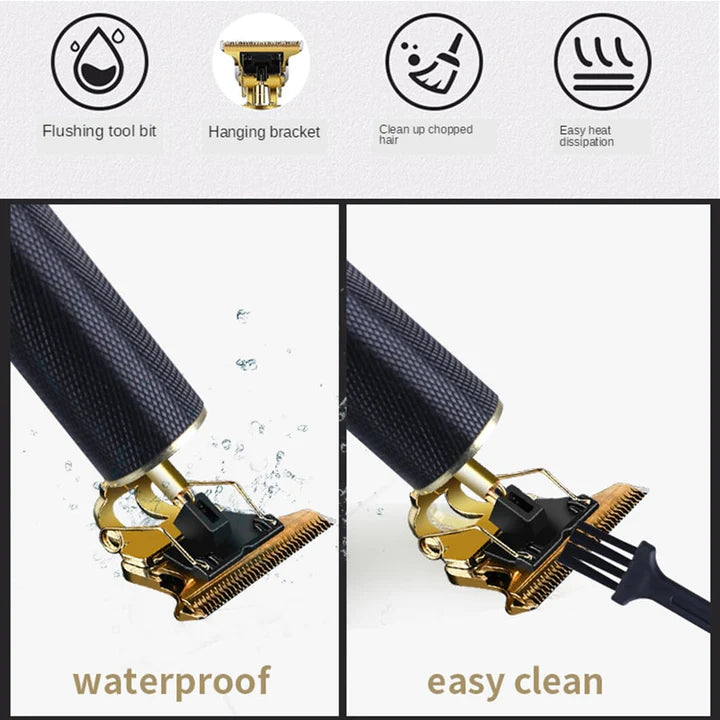 VINTAGE T9 RECHARGEABLE ELECTRIC HAIR CLIPPER CUTTTING MACHINE